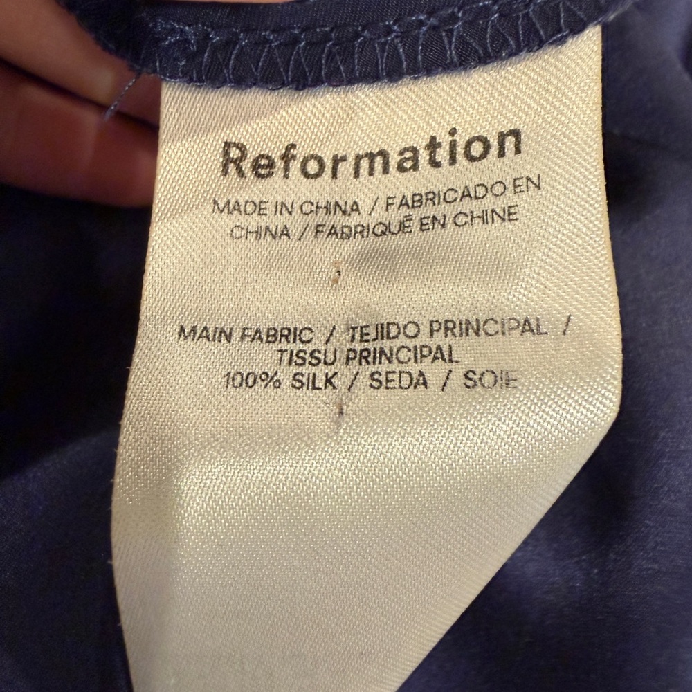 Reformation Navy Maxi Dress - Picture 6 of 6